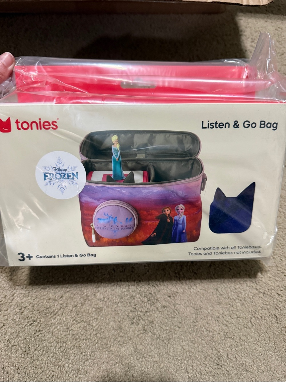 Disney Frozen Listen & Go Bag - Pink/Purple Tonies